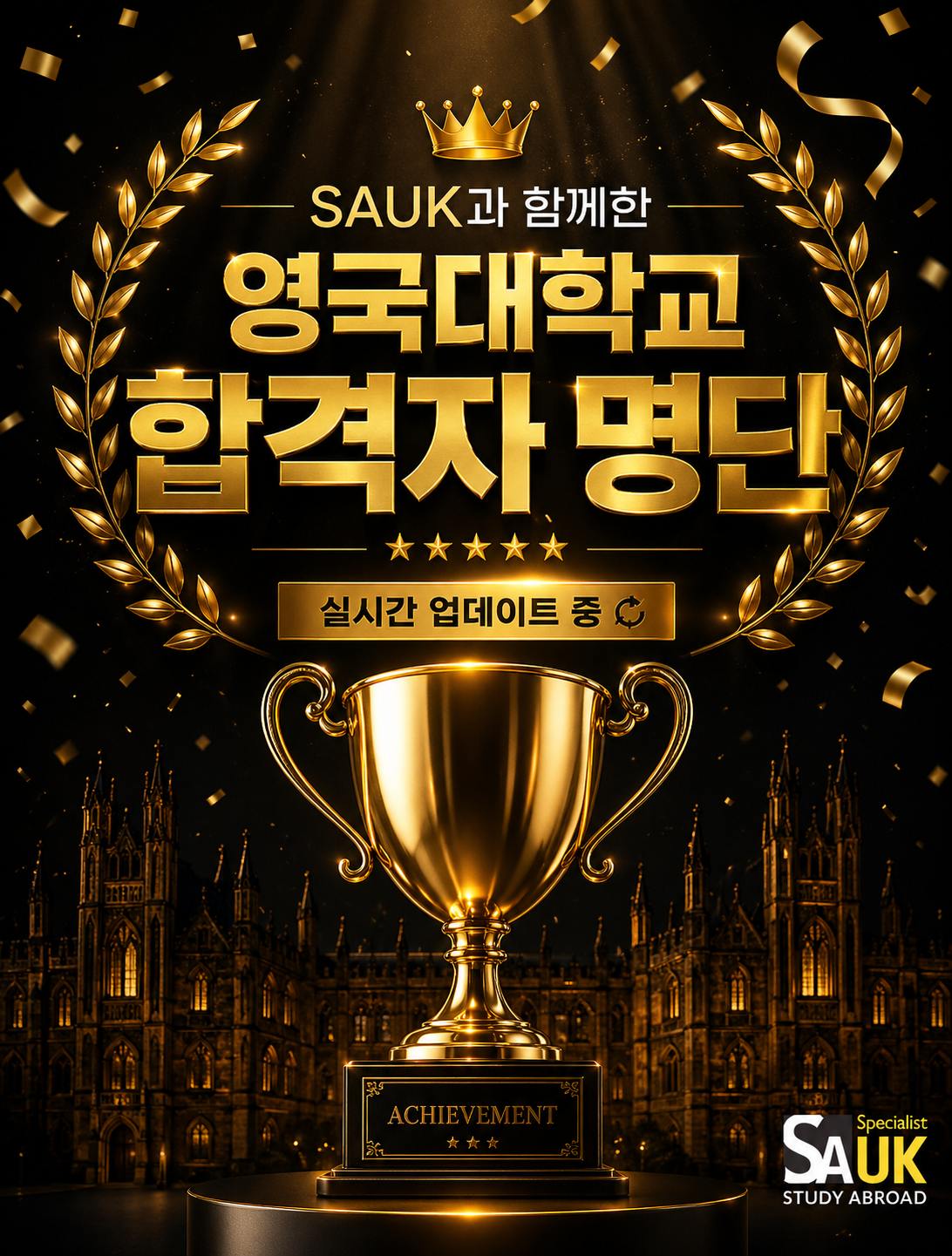 영국대학교 합격자 현황