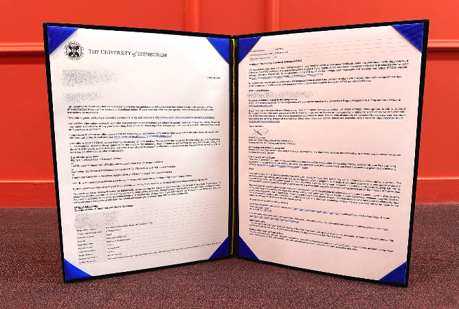 에딘버러 대학교 합격 오퍼